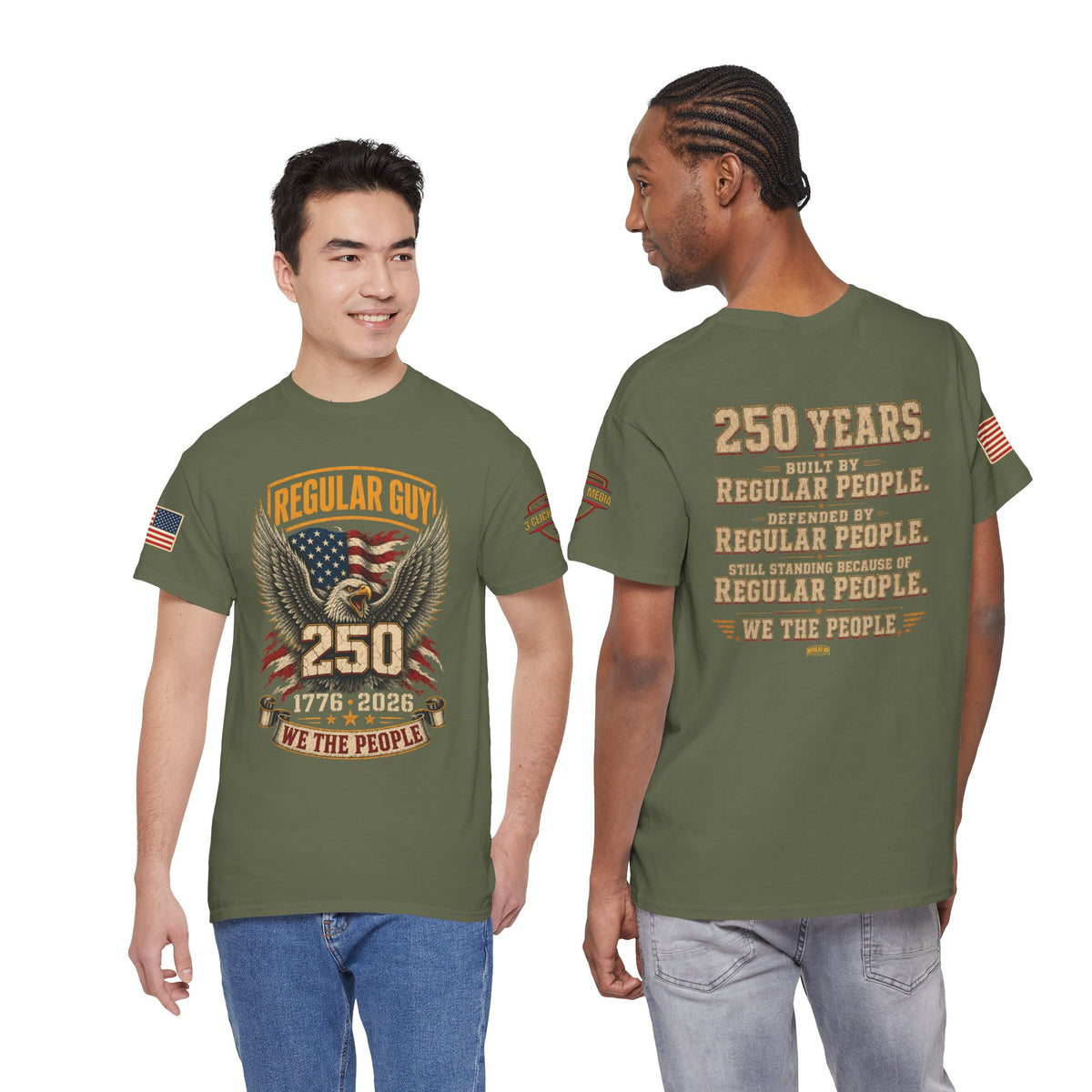 Regular Guy Supply — America 250 Tee | We The People | 1776-2026