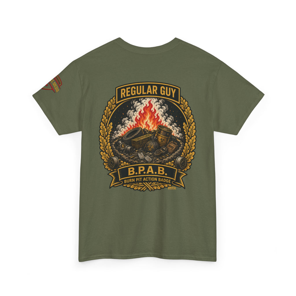 Regular Guy Supply - Burn Pit Action Badge Tee