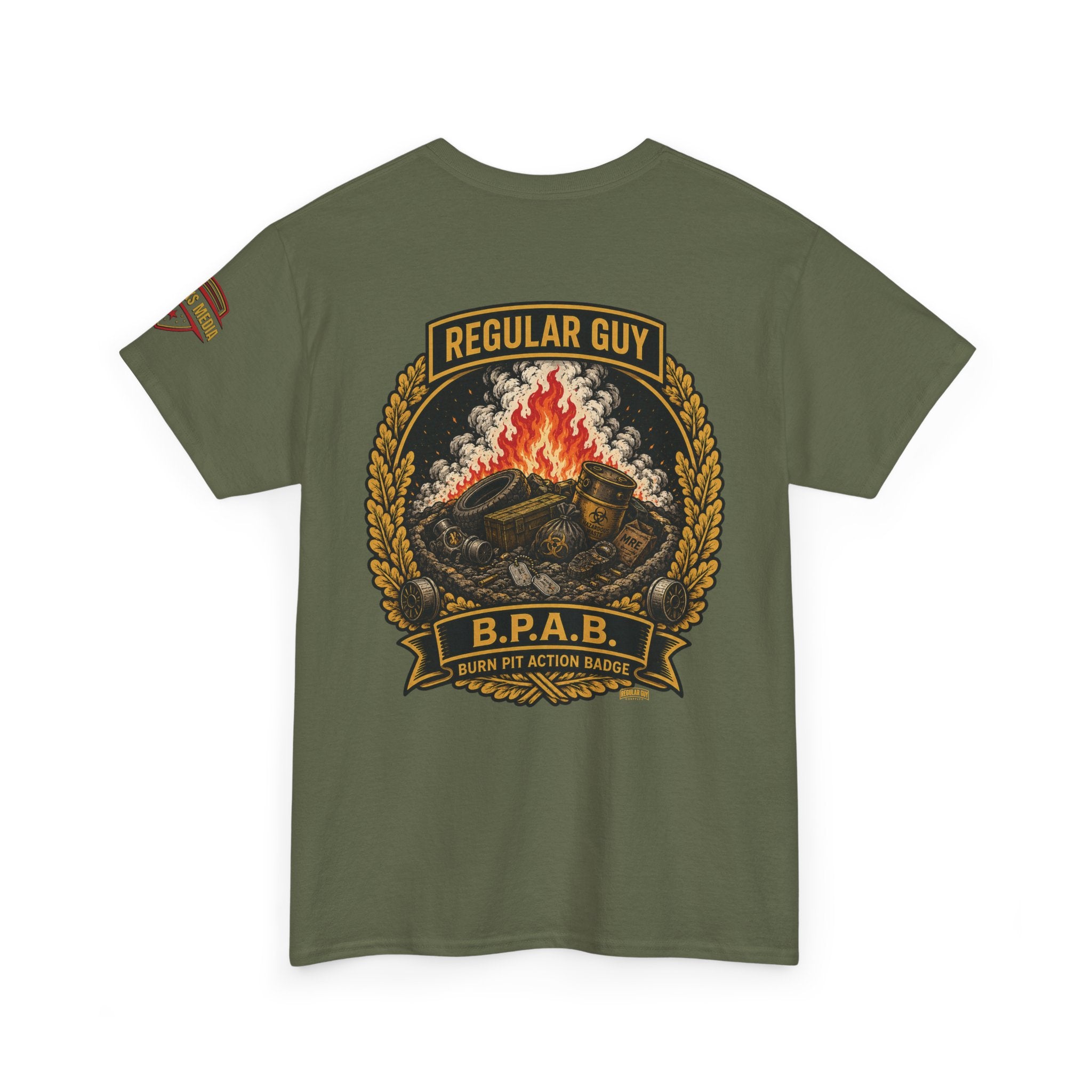 Regular Guy Supply - Burn Pit Action Badge Tee