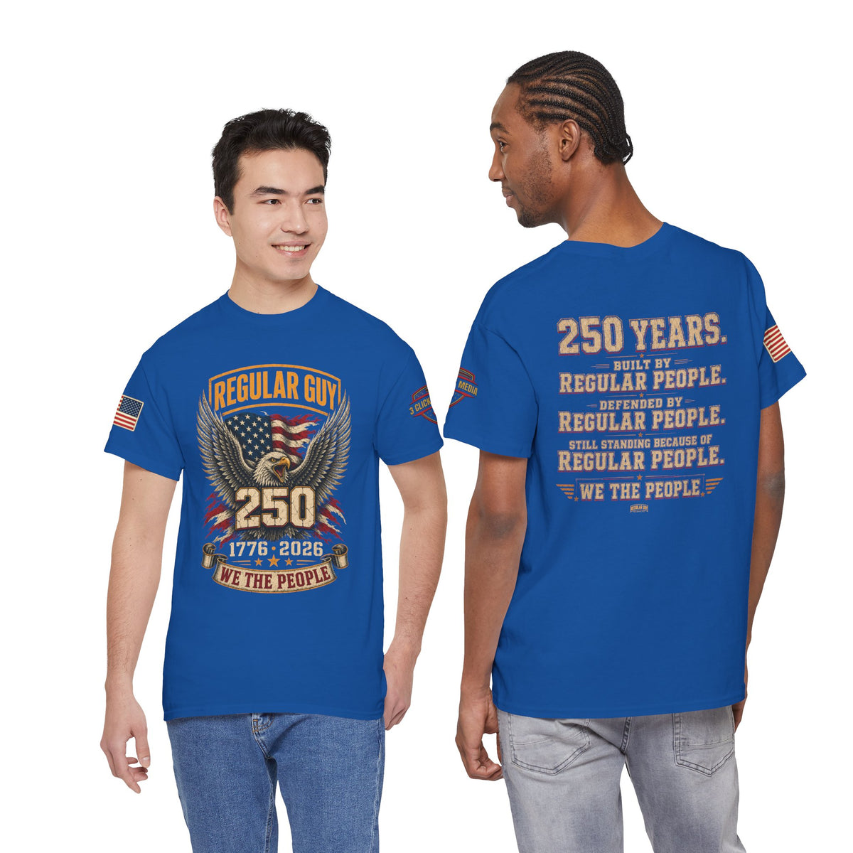 Regular Guy Supply — America 250 Tee | We The People | 1776-2026