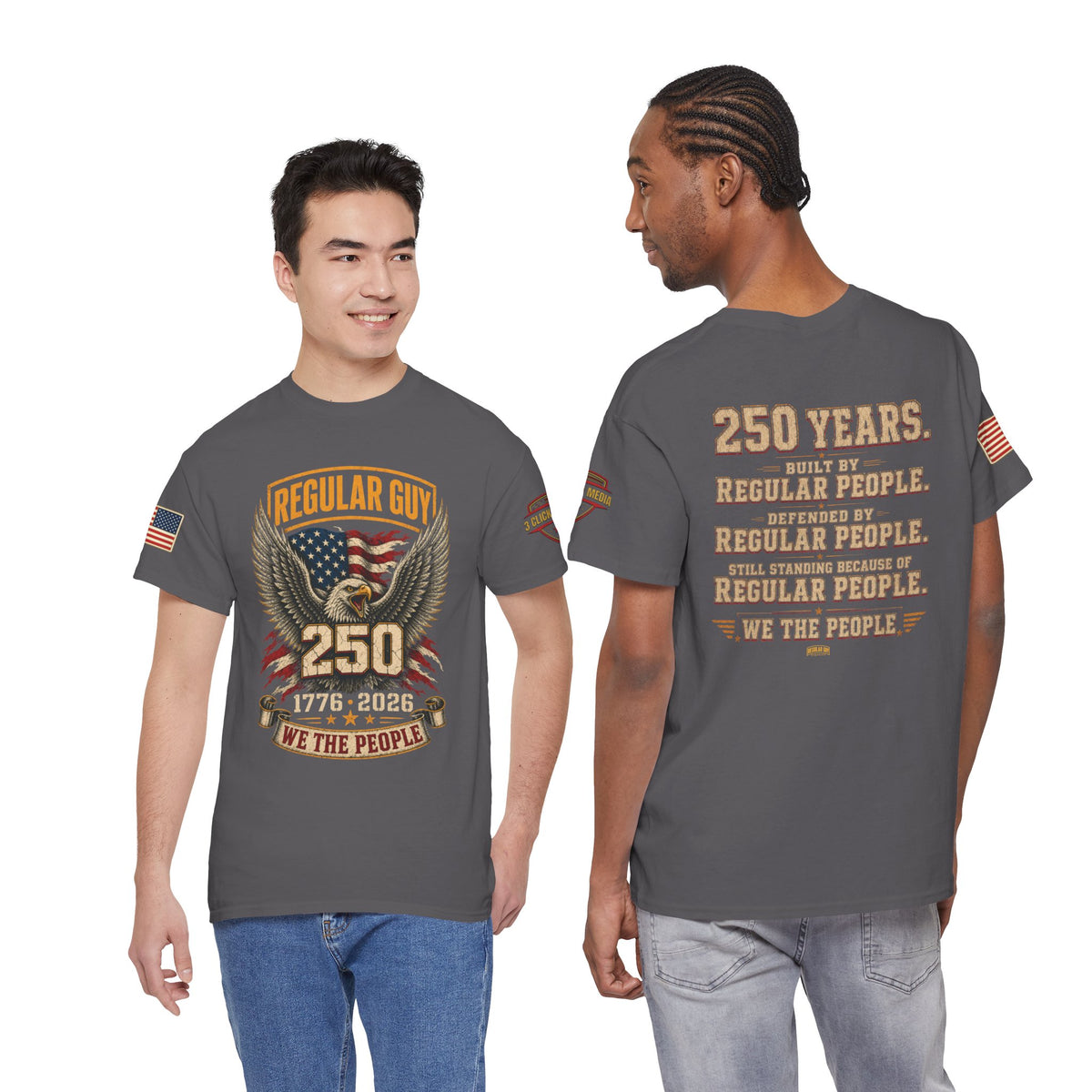 Regular Guy Supply — America 250 Tee | We The People | 1776-2026