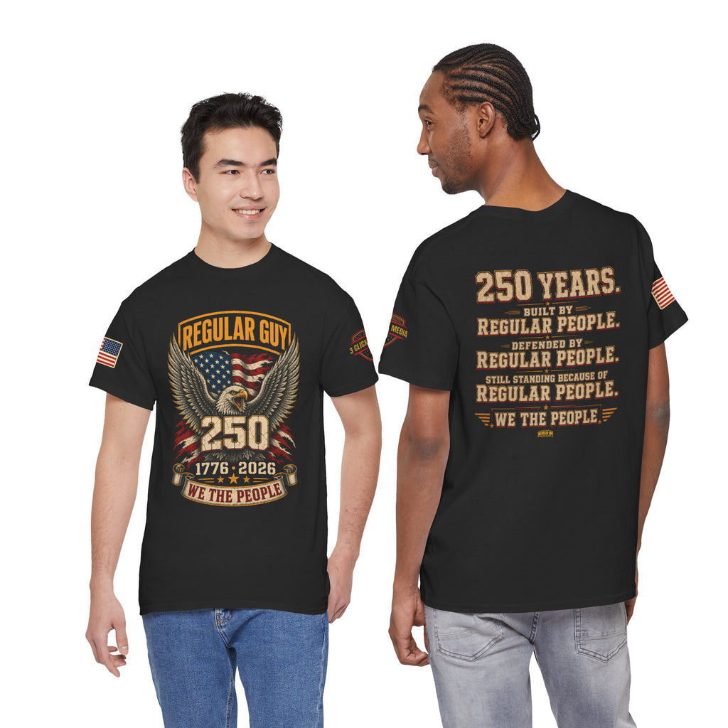 Regular Guy Supply — America 250 Tee | We The People | 1776-2026