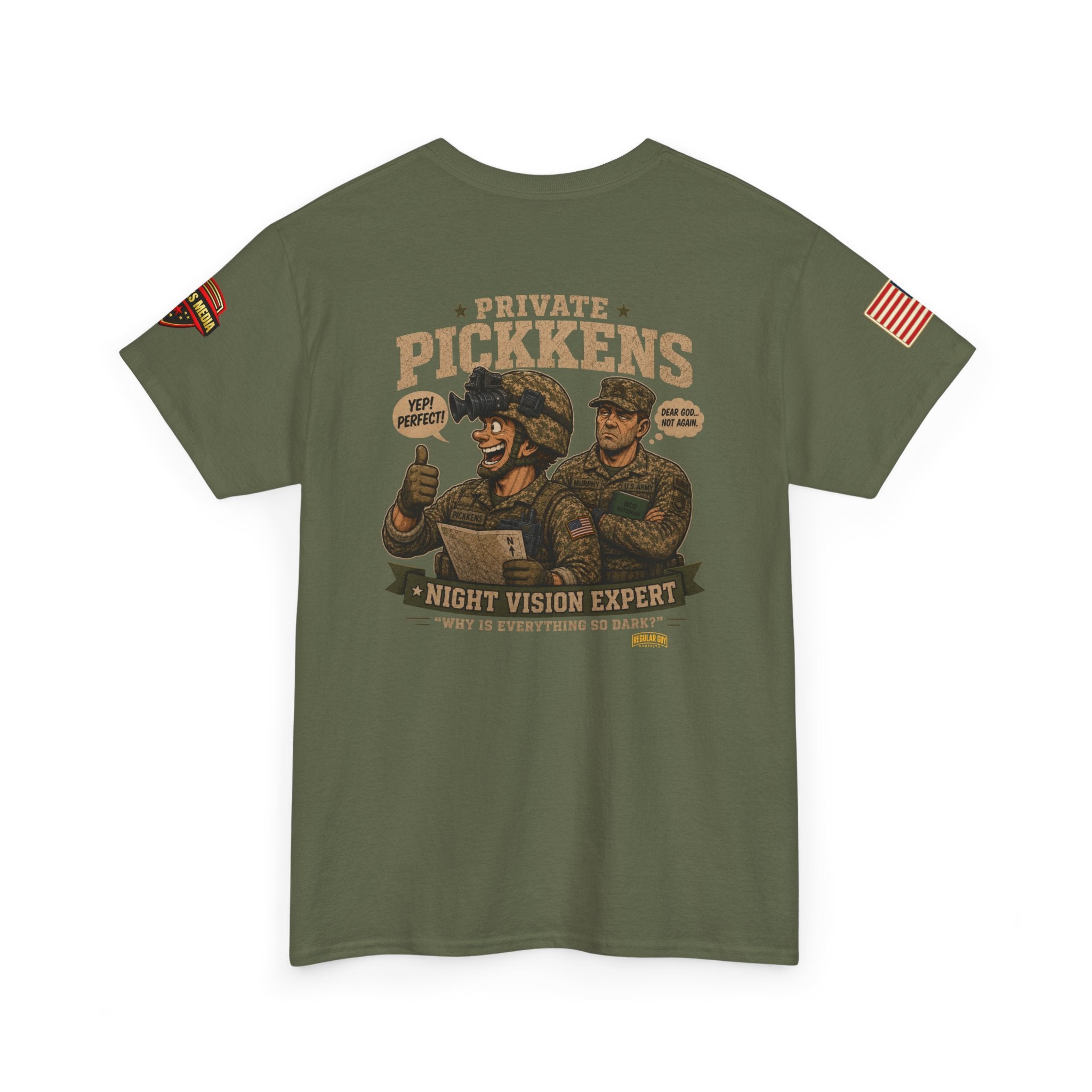 Regular Guy Supply - Private Pikkens "Night Vision Expert" Tee