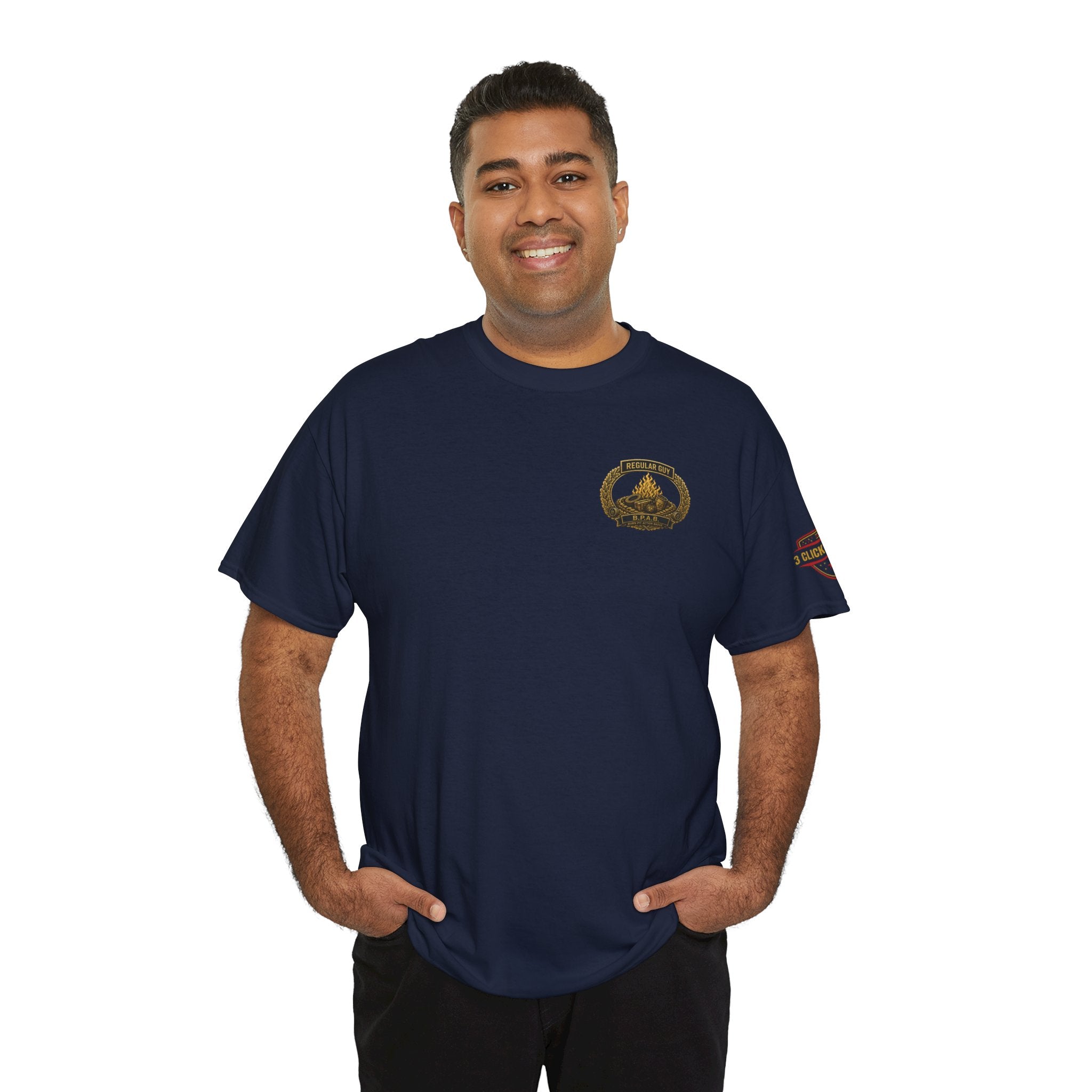 Regular Guy Supply - Burn Pit Action Badge Tee