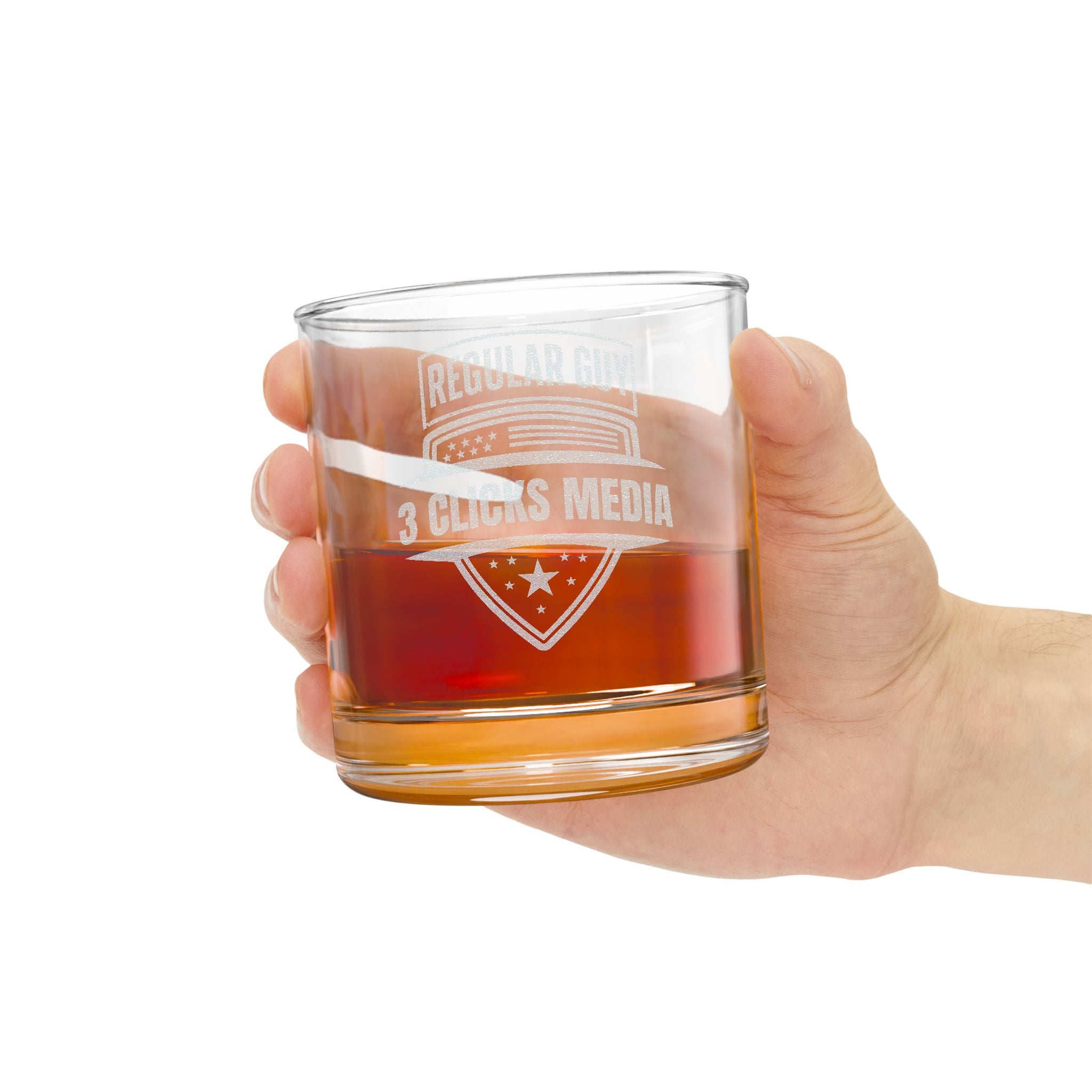 Regular Guy Supply — Engraved Whiskey Glass | 10.5oz Rocks Glass