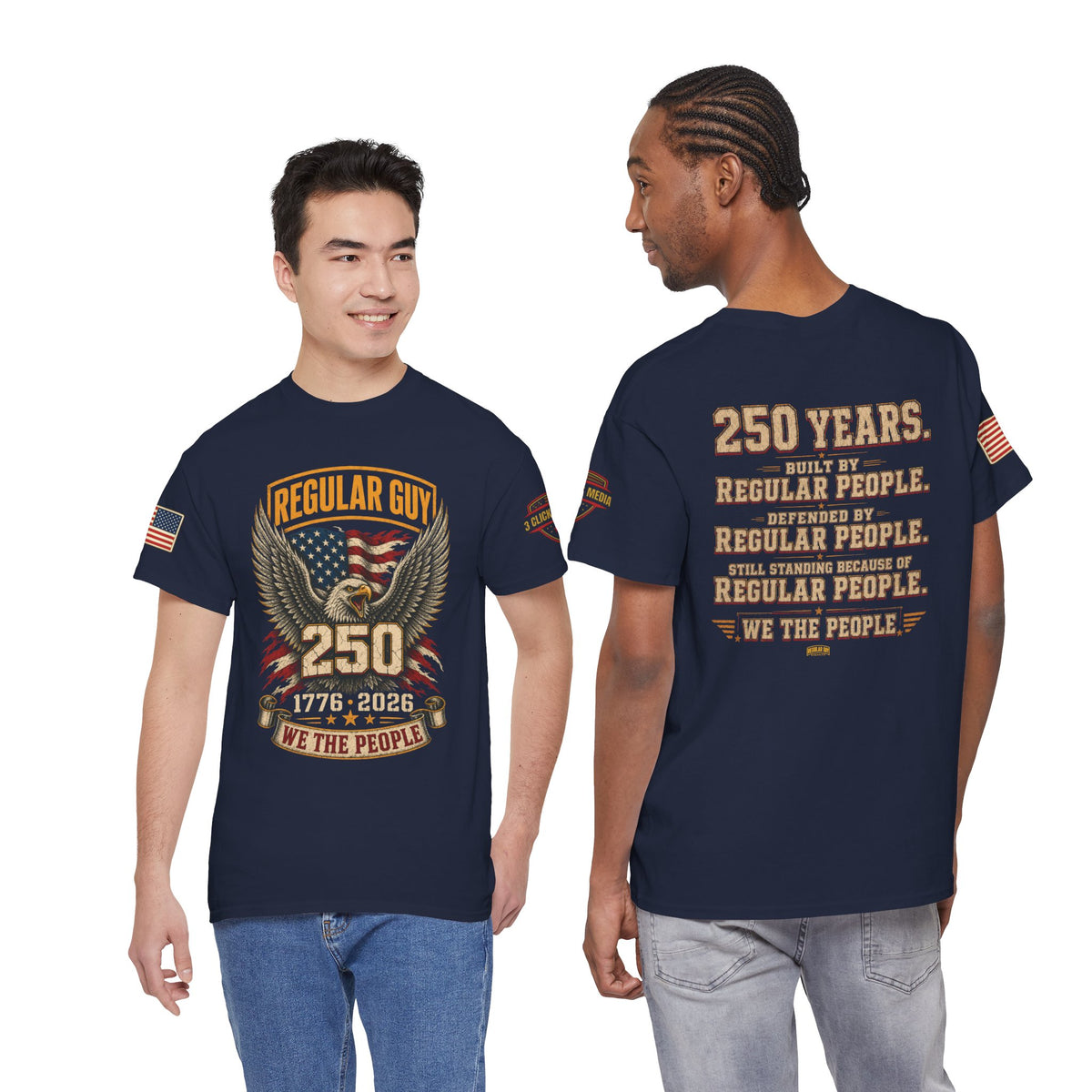 Regular Guy Supply — America 250 Tee | We The People | 1776-2026
