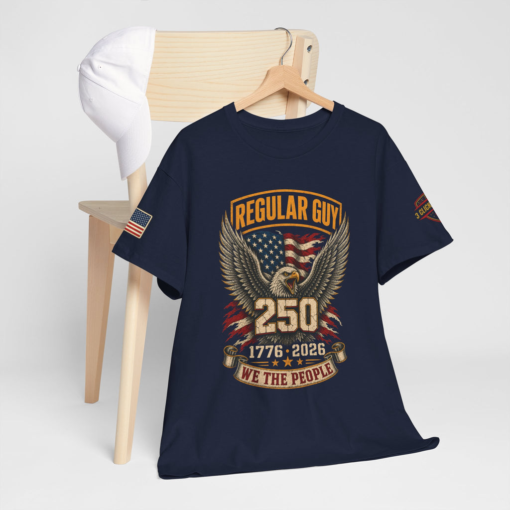 Regular Guy Supply — America 250 Tee | We The People | 1776-2026