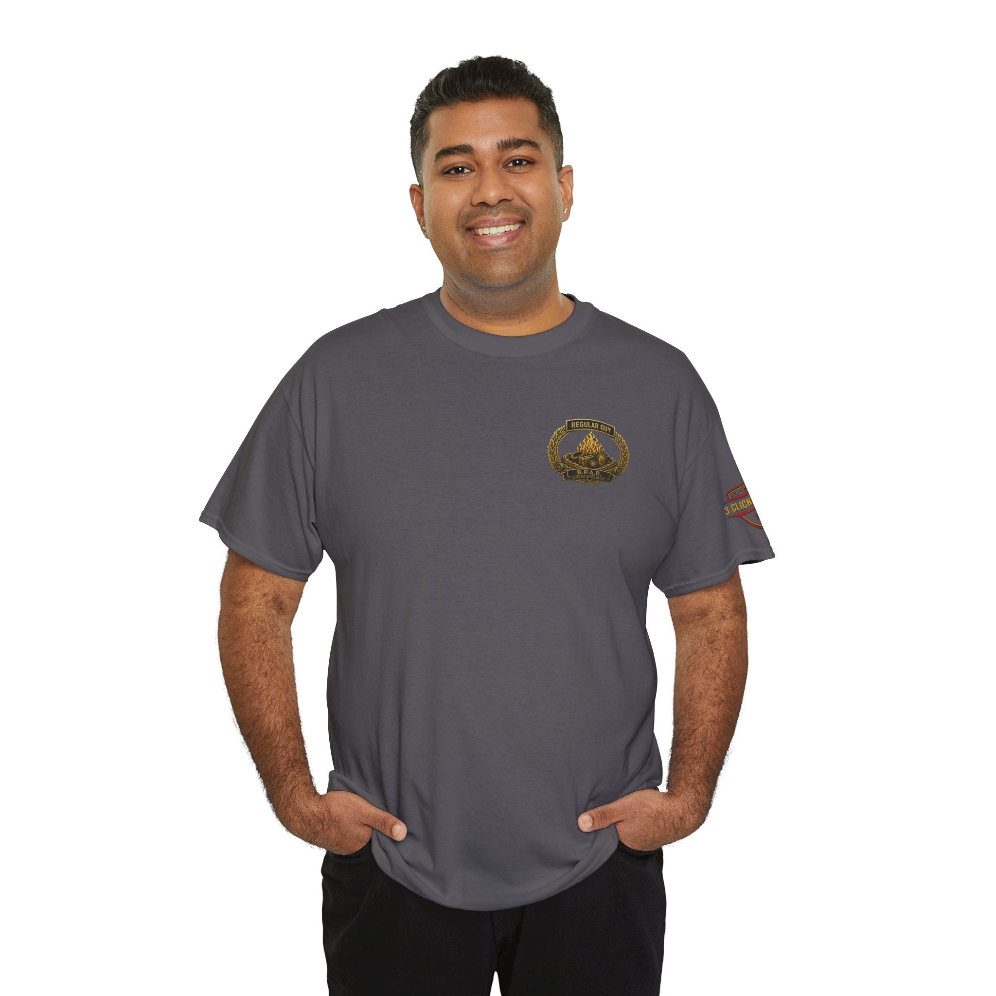 Regular Guy Supply - Burn Pit Action Badge Tee