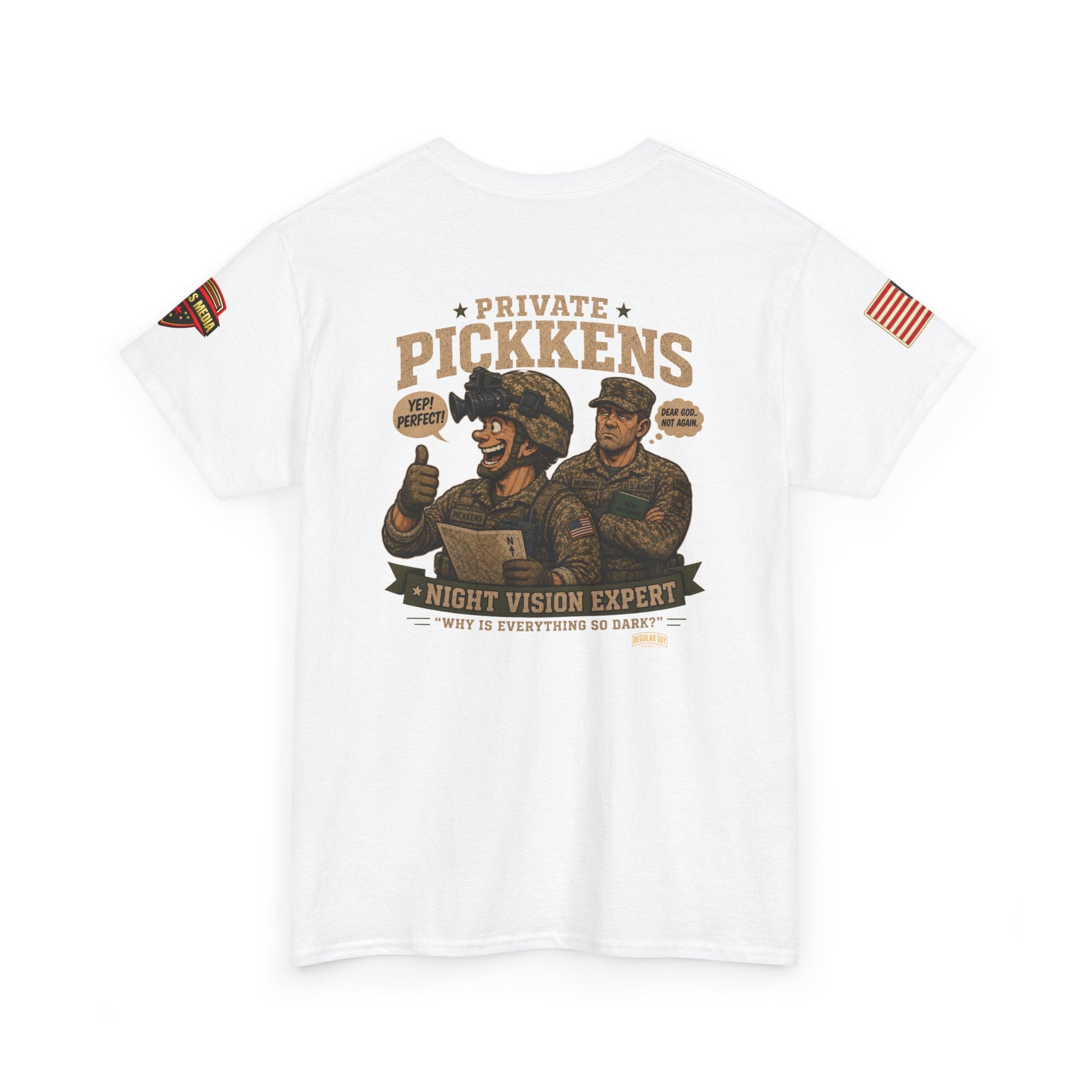 Regular Guy Supply - Private Pikkens "Night Vision Expert" Tee