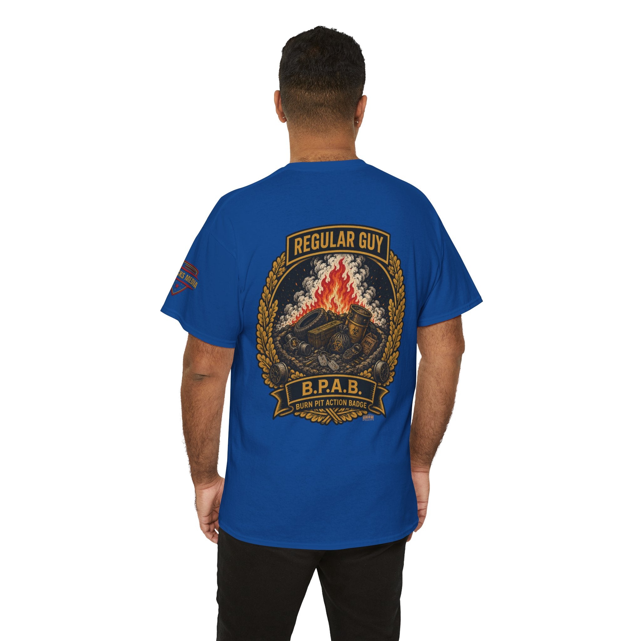 Regular Guy Supply - Burn Pit Action Badge Tee