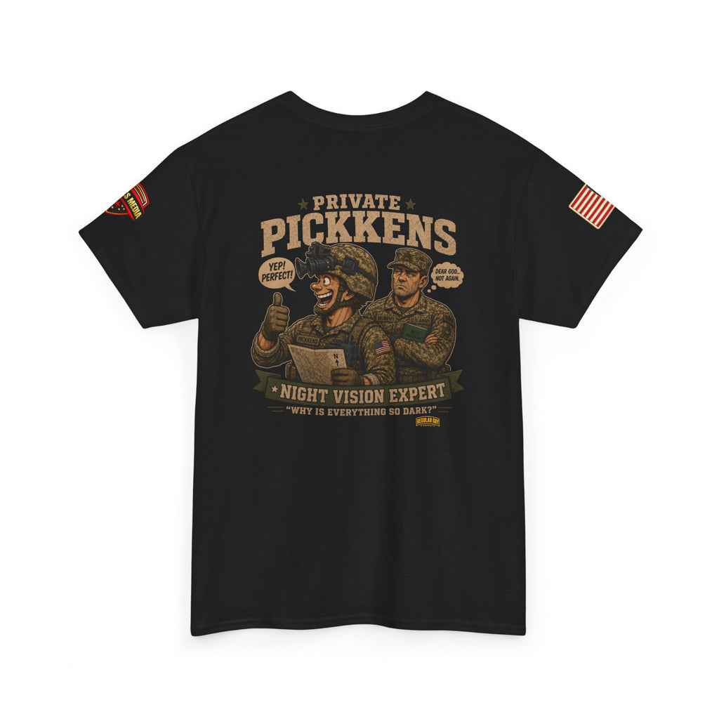Regular Guy Supply - Private Pikkens "Night Vision Expert" Tee