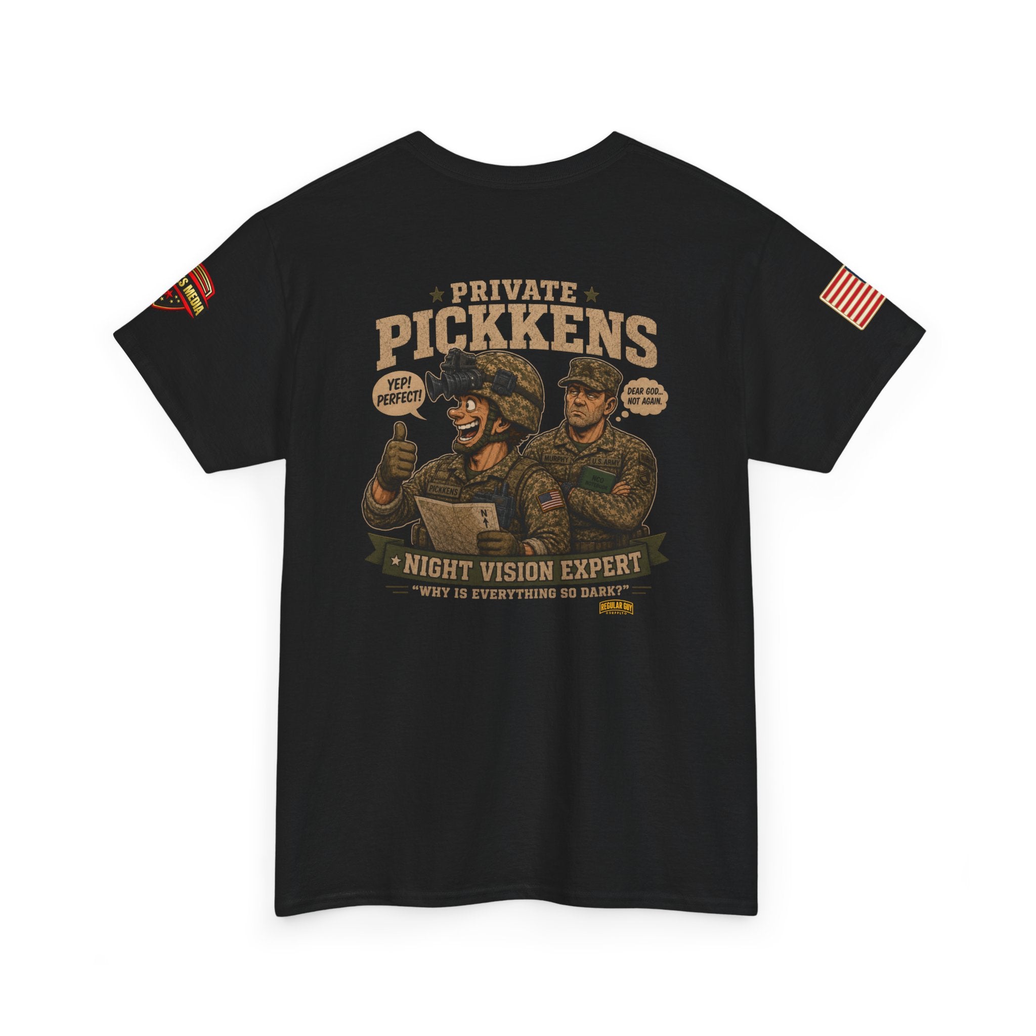 Regular Guy Supply - Private Pikkens "Night Vision Expert" Tee