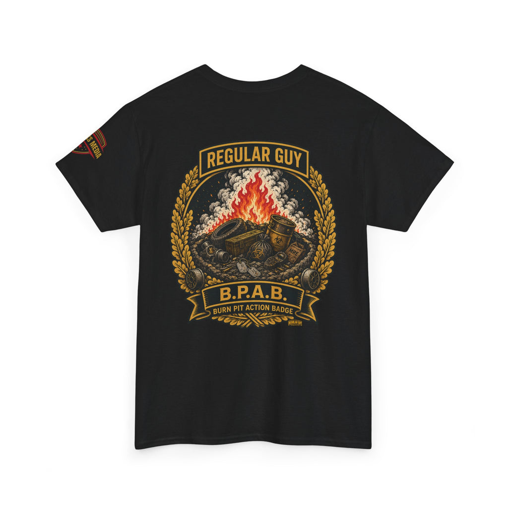 Regular Guy Supply - Burn Pit Action Badge Tee