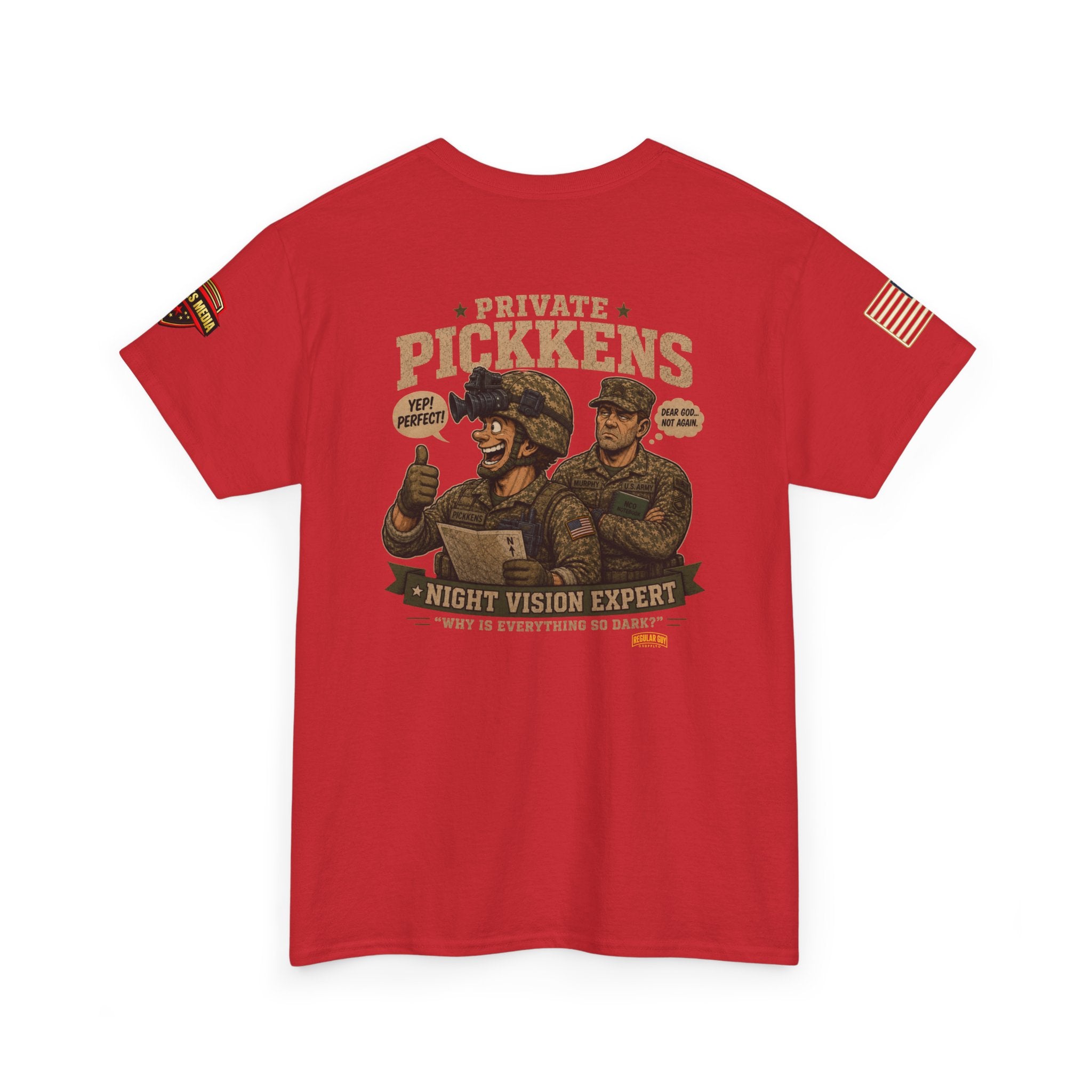 Regular Guy Supply - Private Pikkens "Night Vision Expert" Tee