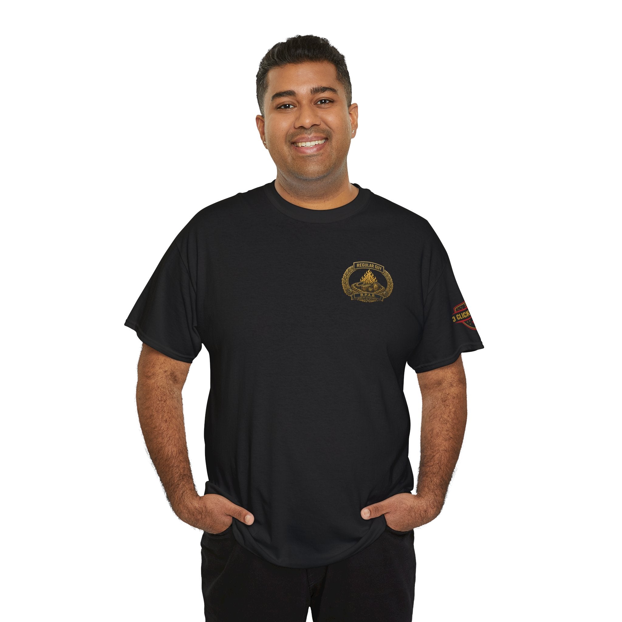 Regular Guy Supply - Burn Pit Action Badge Tee