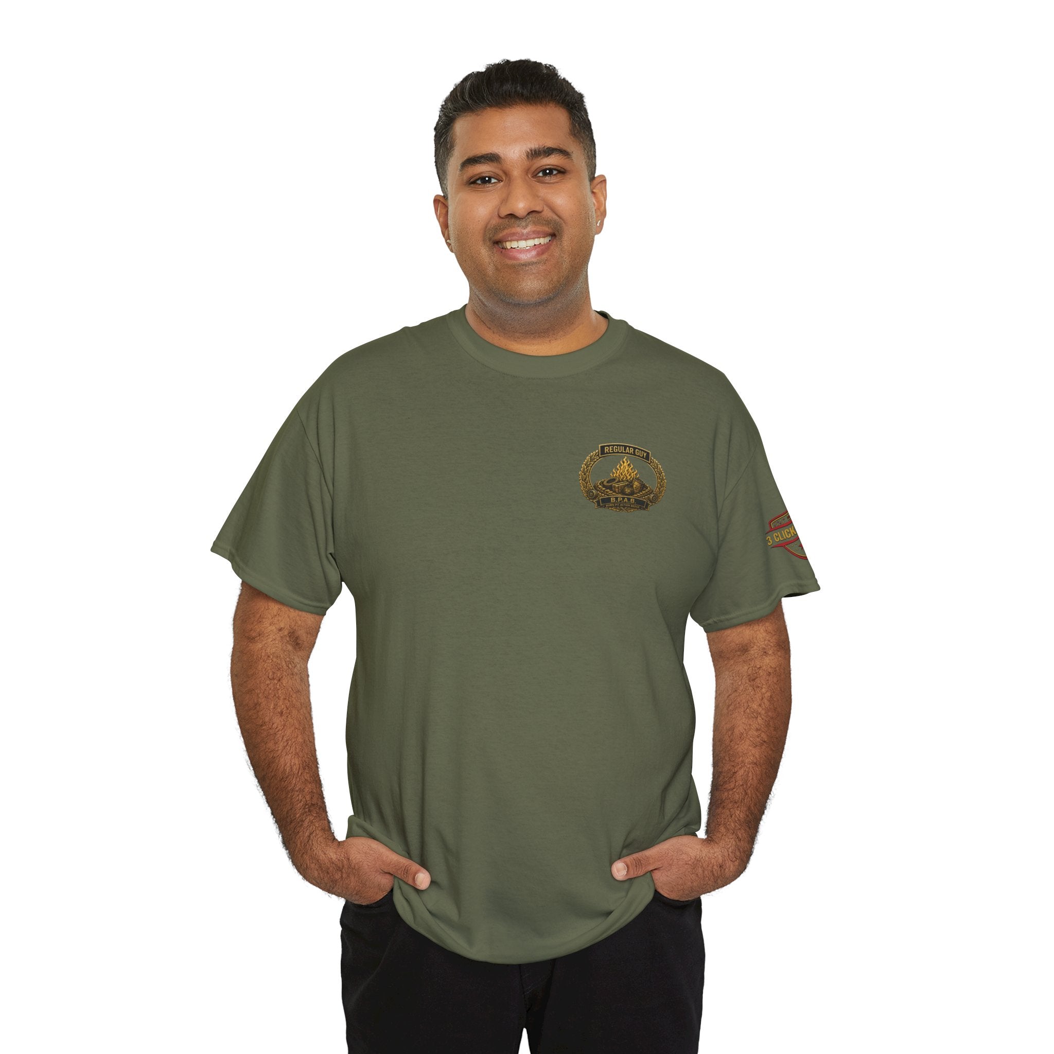 Regular Guy Supply - Burn Pit Action Badge Tee