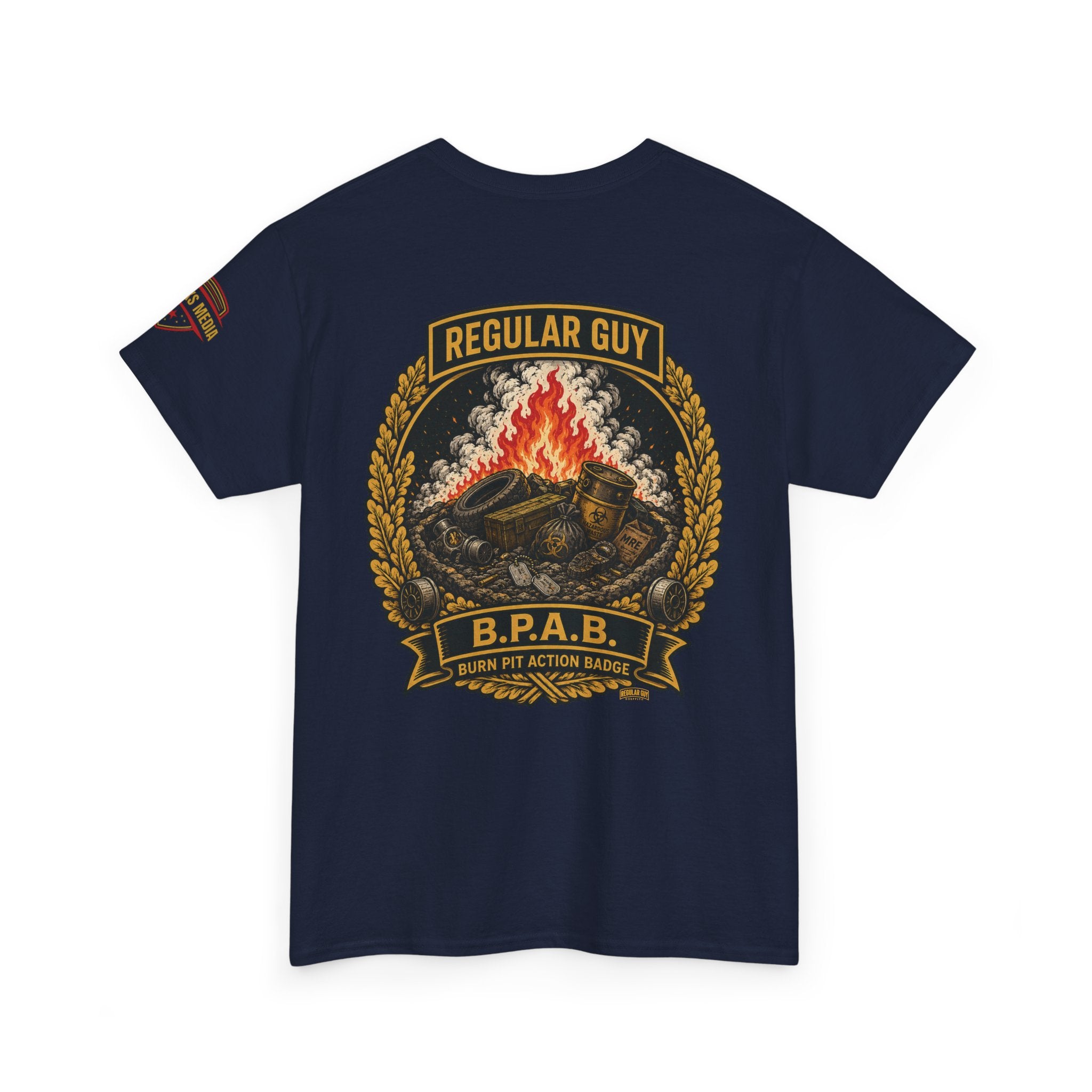 Regular Guy Supply - Burn Pit Action Badge Tee