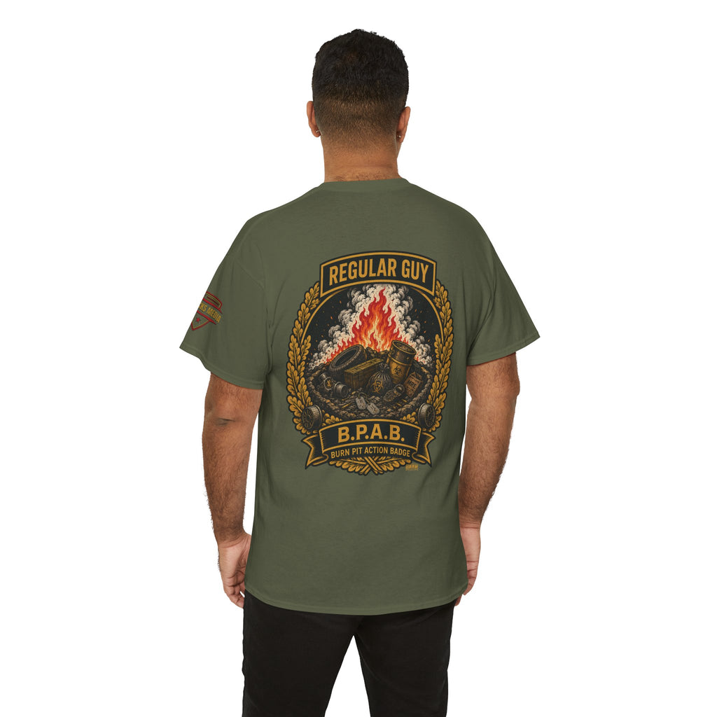 Regular Guy Supply - Burn Pit Action Badge Tee