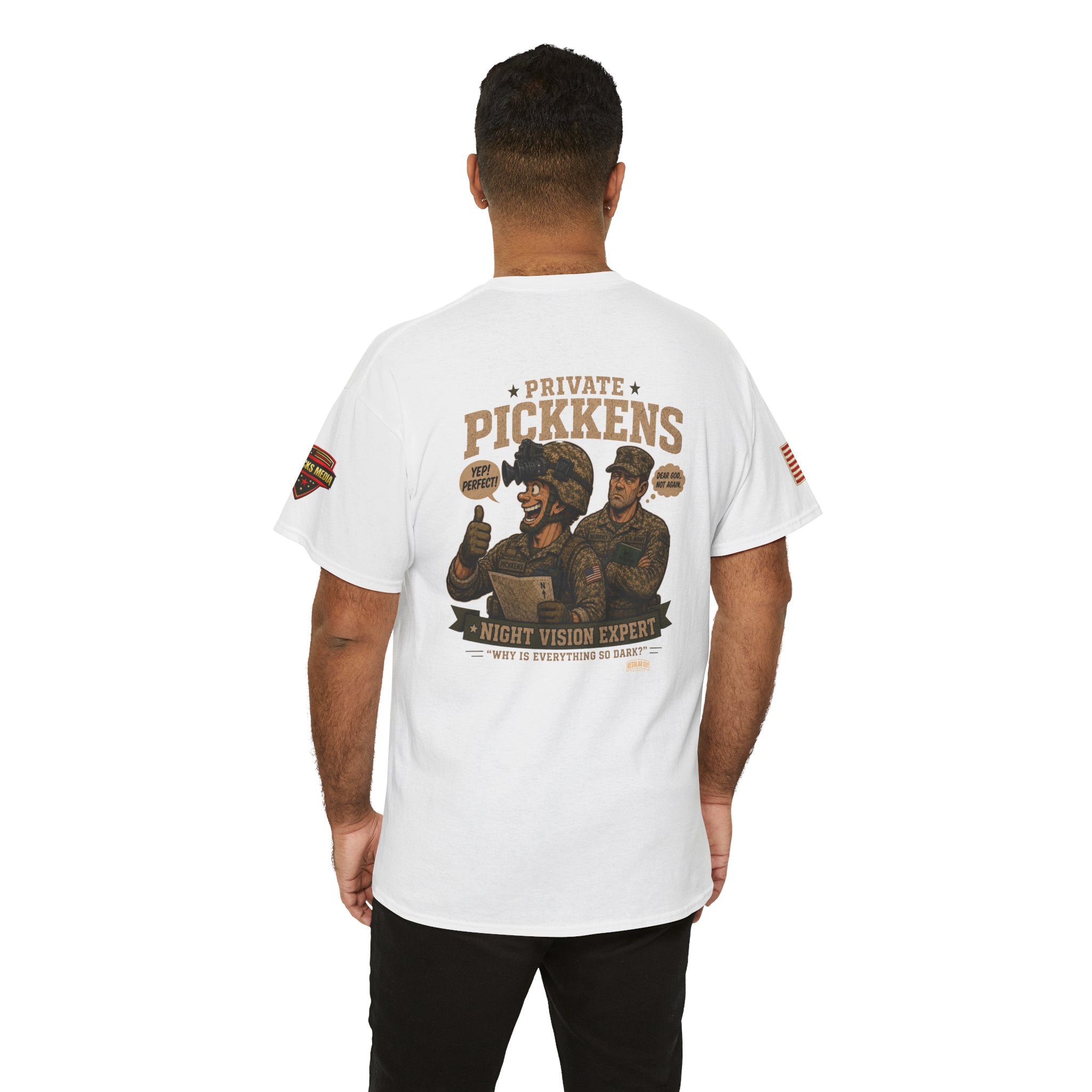 Regular Guy Supply - Private Pikkens "Night Vision Expert" Tee